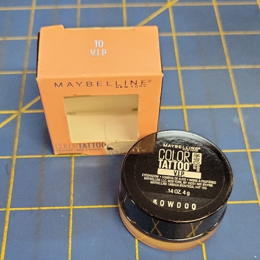 Maybelline 24hr Color Tattoo Eyeshadow 10 VIP New 4g